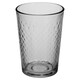 image 2 of 200ml Drinking Glasses Sets Glassware Patterned Water Cup Juice Cocktail Tumbler | Clear | Clear | Set of 12 Milano