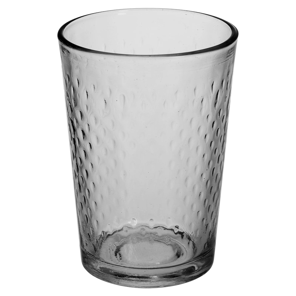 image 1 of 200ml Drinking Glasses Sets Glassware Patterned Water Cup Juice Cocktail Tumbler | Clear | Clear | Set of 12 Milano