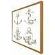 image 1 of Drawn anchors (Picture Frame) Brown | Oak | M