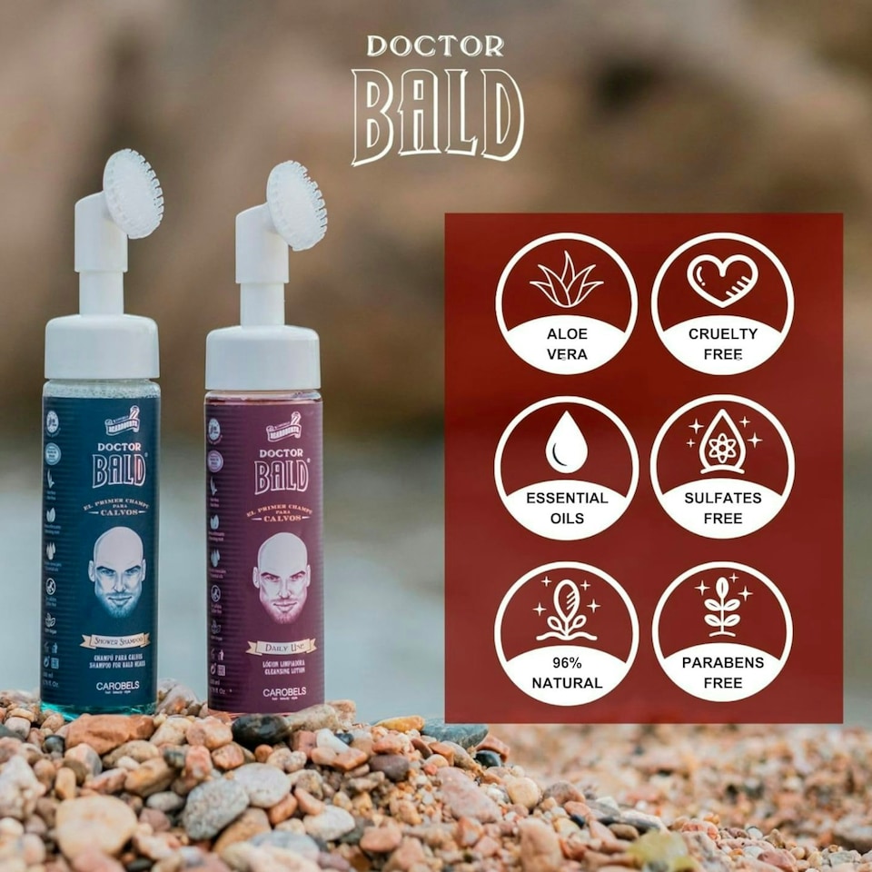 image 1 of Beardburys Doctor Bald Shampoo and Cleansing Lotion GIFT SET