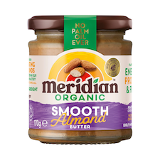 Organic Smooth Almond Butter 170g (Meridian)