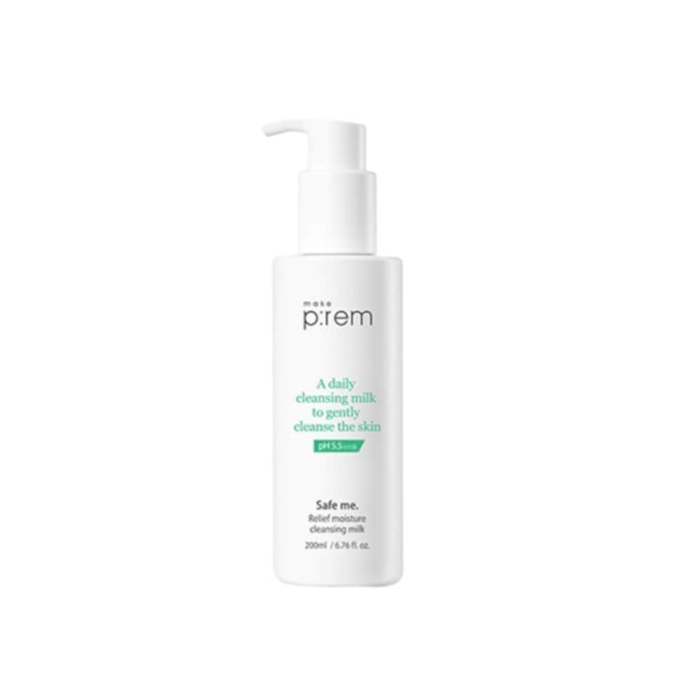 image 1 of Make P:rem Safe Me Relief Moisture Cleansing Milk 200ml