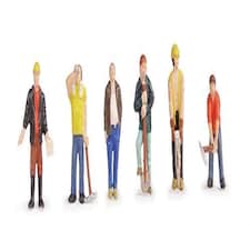 Bachmann Construction Workers (6) Figure Set