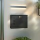 image 7 of HOMCOM Wall Mounted Letterbox Mailbox with Windows and Keys Easy to Install Black