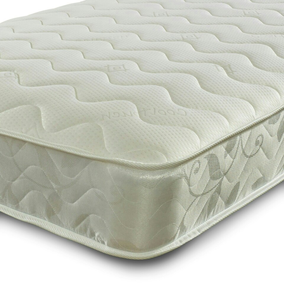 image 1 of Close Wave Hybrid Mattress - 20cm Deep, Deep Quilted Soft Sleep Surface White | Small Double
