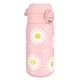 image 1 of Leak Proof Kids Water Bottle, Stainless Steel, 400ml (13oz) | Pink | Daisies | One Size