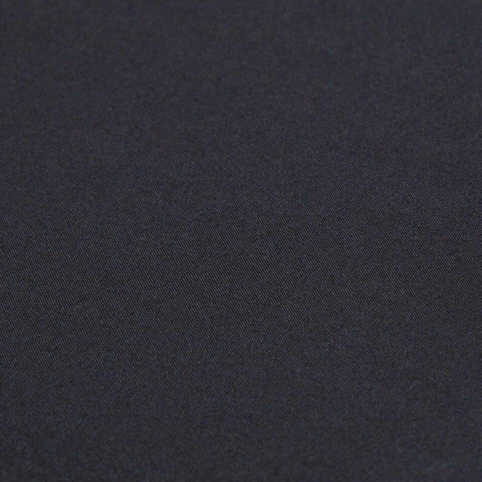image 1 of Homescapes Black Egyptian Cotton Fitted Sheet 200 TC, Single | Black | Single