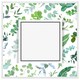 image 1 of Green leaves (Picture Frame) White | M