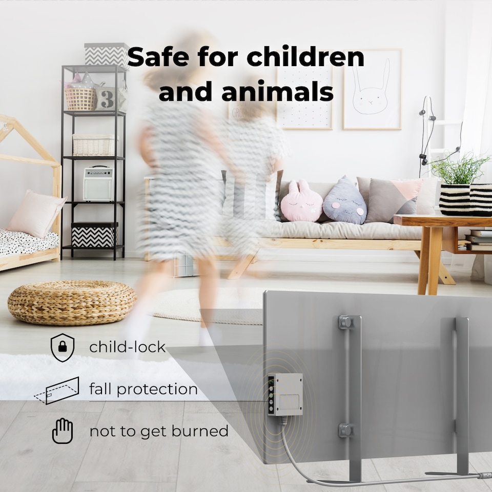 image 1 of AENO Premium Smart Heater Grey