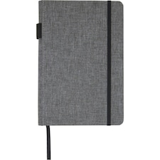 Marksman Orin Recycled Polyester A5 Notebook - Grey Heather - A5