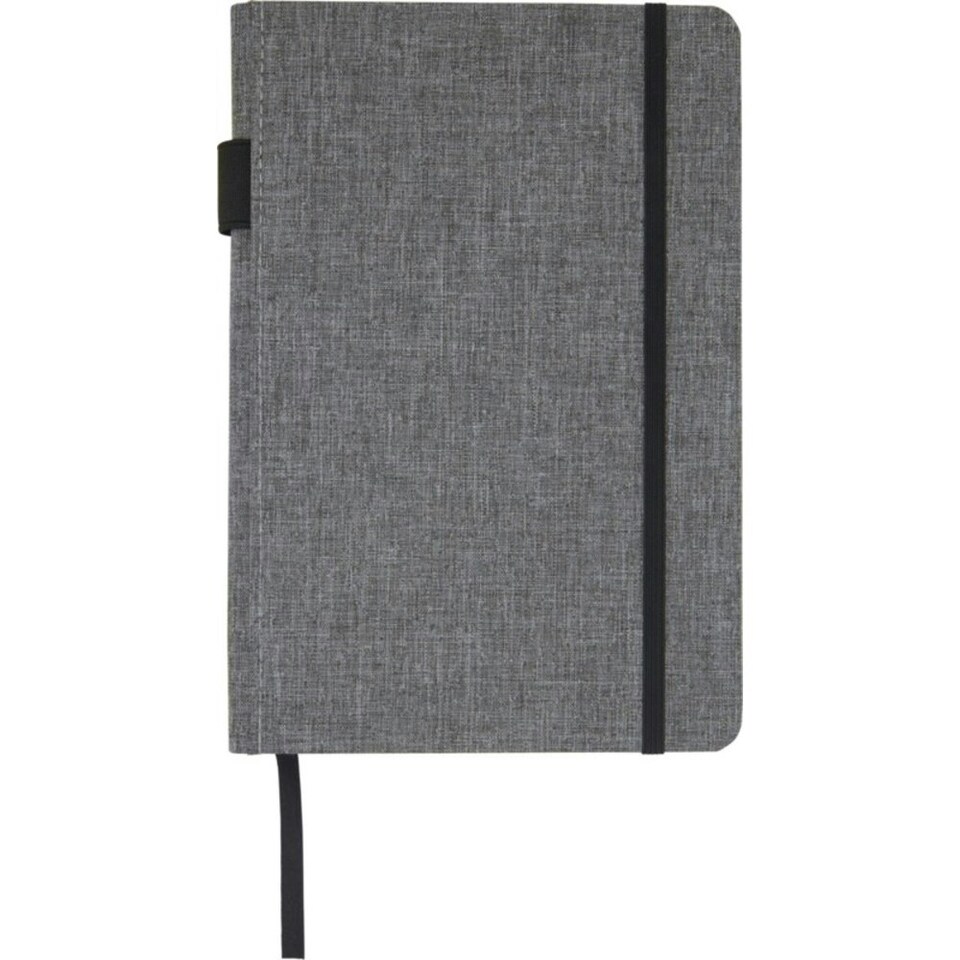 image 1 of Marksman Orin Recycled Polyester A5 Notebook - Grey Heather - A5