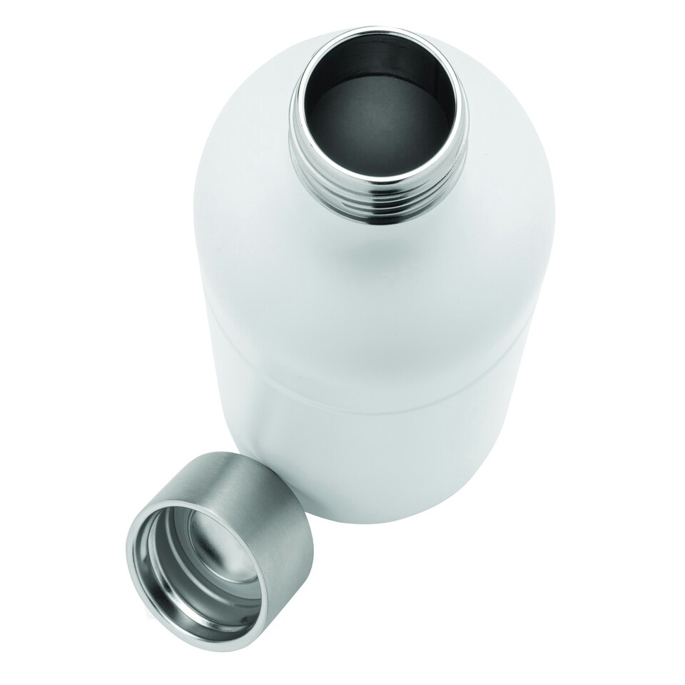 image 1 of XD Xclusive Soda Recycled Stainless Steel 800ml Water Bottle - White - One Size White | One Size