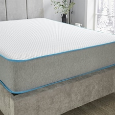 Premium Comfort Bubble Hybrid Mattress - 23cm Deep, Soft/Medium Firmness Grey | Double