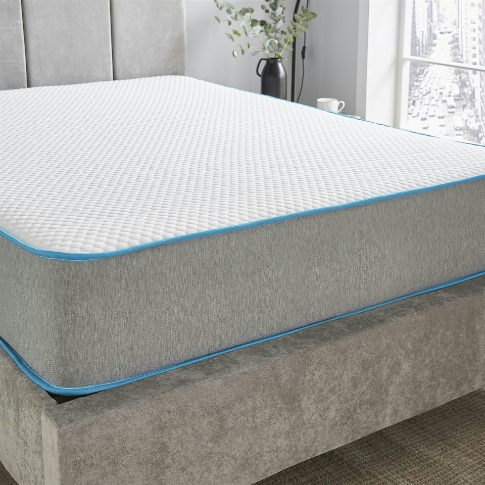 image 1 of Premium Comfort Bubble Hybrid Mattress - 23cm Deep, Soft/Medium Firmness Grey | Double