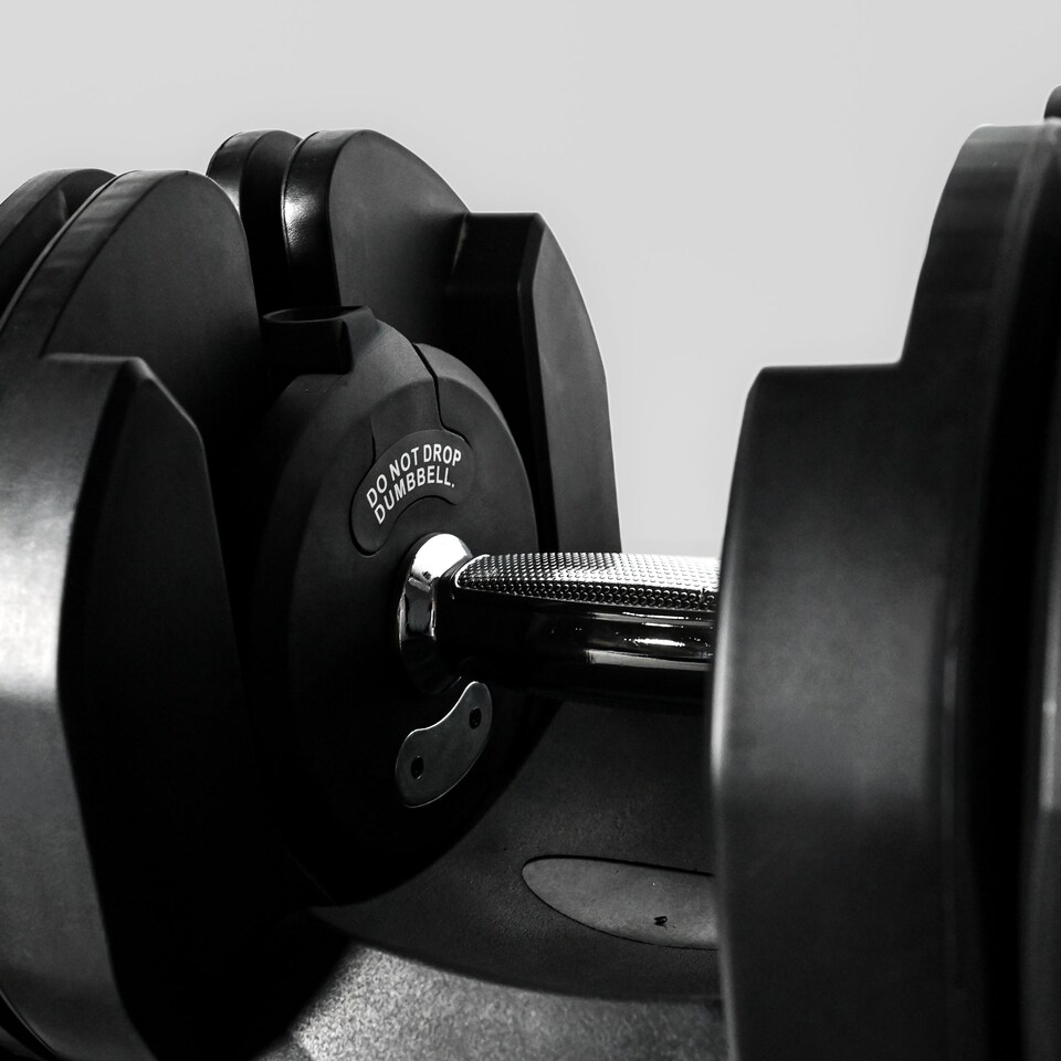 image 1 of GYM SETS 40kg Adjustable Dumbbell | Single + SS Bench