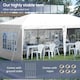 image 4 of Outsunny 3 x 6m Heavy Duty Gazebo Marquee Party Tent with Storage Bag Black