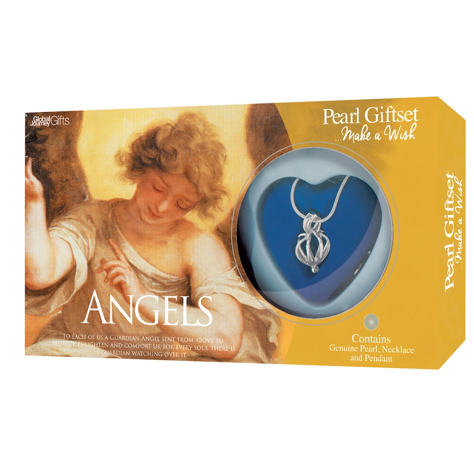image 1 of Open-Your-Own Pearl Pendant Necklace Angel Gift