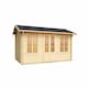 image 2 of Pembrokeshire 53-Log Cabin, Wooden Garden Room, Timber Summerhouse, Home Office - L540 x W345.8 x H239.4 cm Brown
