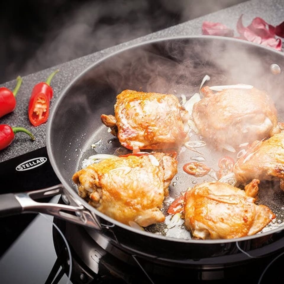 image 1 of Stellar 5000 Induction Flow 28cm Non-Stick Frypan