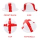 image 5 of St George Bowler Hat | Red | 1