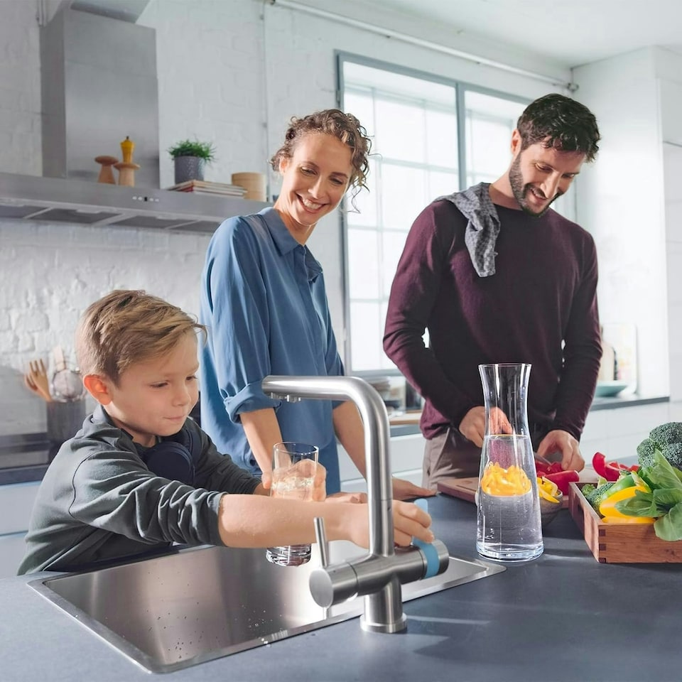 image 1 of BRITA mypure P1 Water Filter Kitchen Tap - Rectangle - Includes 1x BRITA P1000 Cartridge
