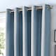 image 2 of Fusion Sorbonne Eyelet Curtains Blue