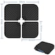 image 4 of Yaheetech 4 Piece Water or Sand Filled Patio Umbrella Base Stand-Black | Black | Black | 1