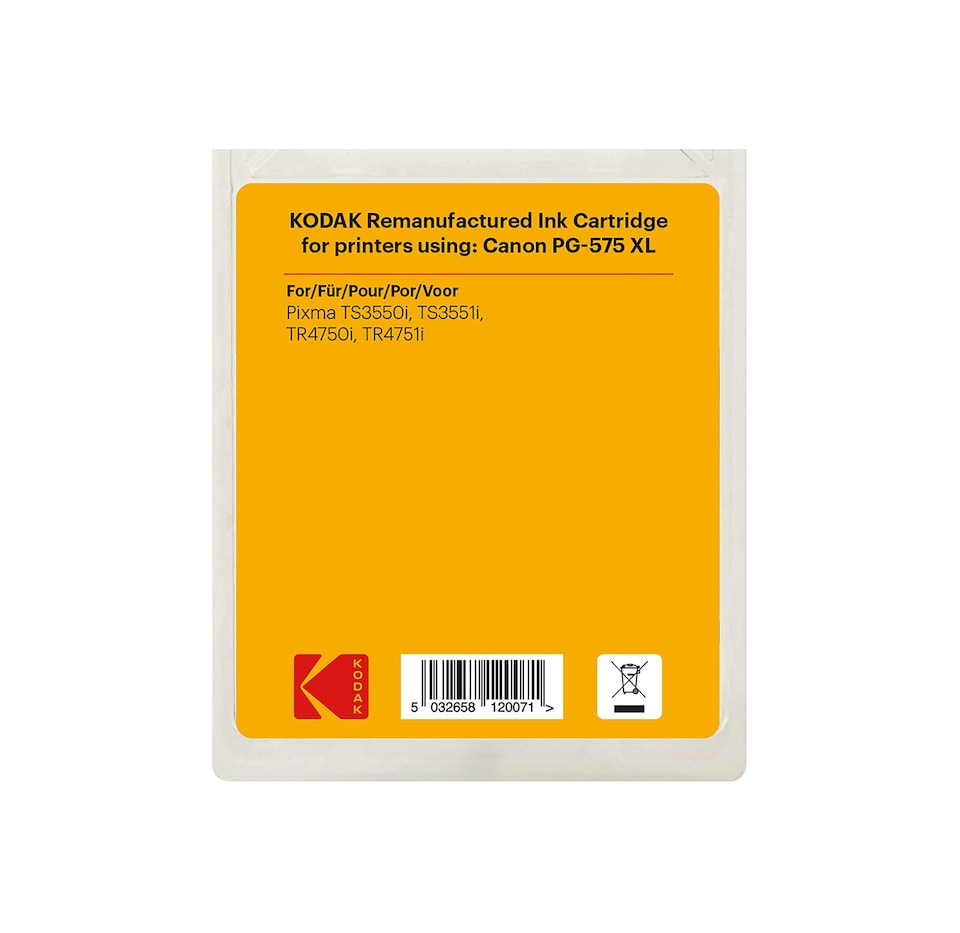 image 1 of Kodak Remanufactured Canon PG-575 XL Black Ink Cartridge | Black | 1