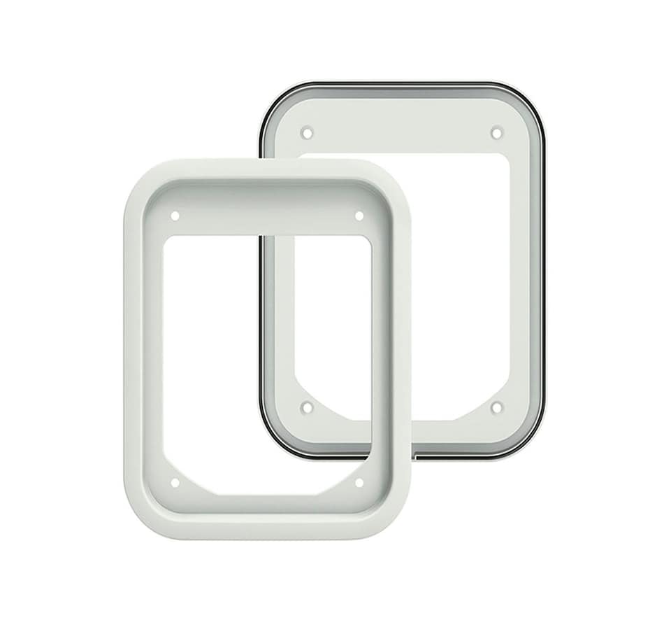 image 1 of Cat Mate / Closer Pets - Cat Flap Adapter Kit for UPVC/Metal Doors (Part 387 - For 360 Flaps)