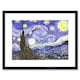 image 1 of Vincent Van Gogh Starry Night Old Master Painting 12x16" Framed Wall Art Print
