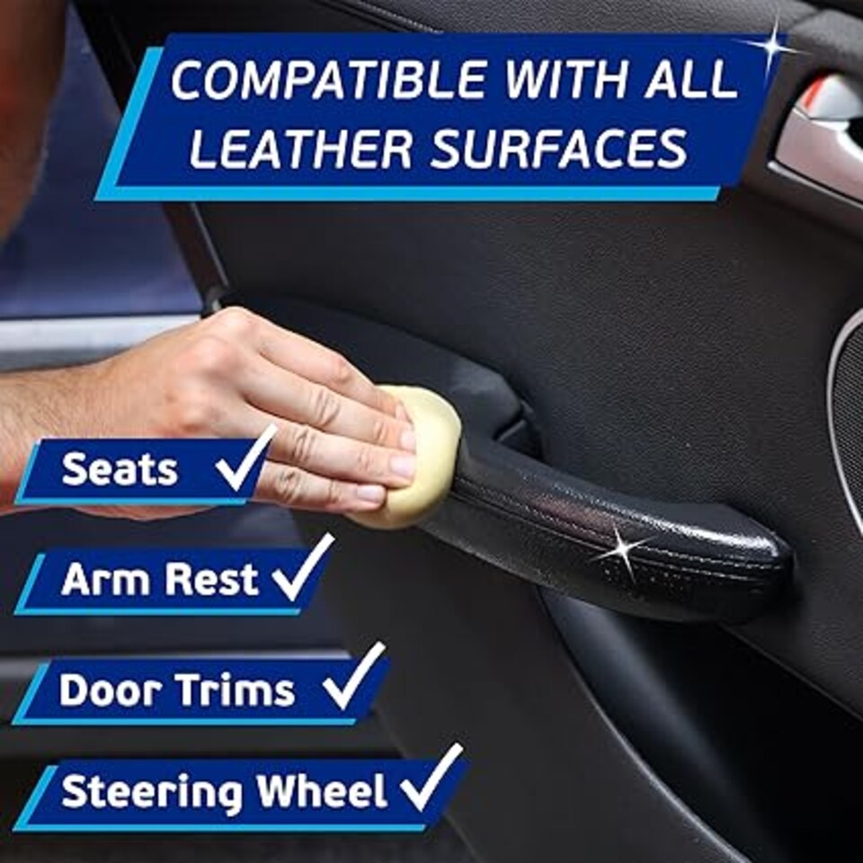 image 1 of Flash Car Care Leather Protector Spray 3 x 500ml