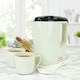 image 2 of KitchenPerfected 1000w 0.9Ltr Corded Lightweight Travel Kettle with 2 cups - Cream - E1201WI