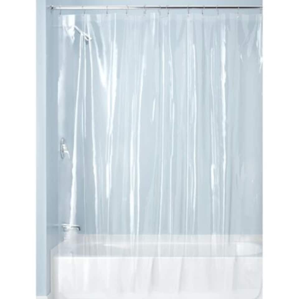 Clear Shower Curtain 3.0, Transparent Bathroom Liner, Anti-Mold PEVA ...