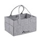 image 1 of Alivio Foldable Baby Storage Organizer Caddy Bag (Grey) | Grey | 1