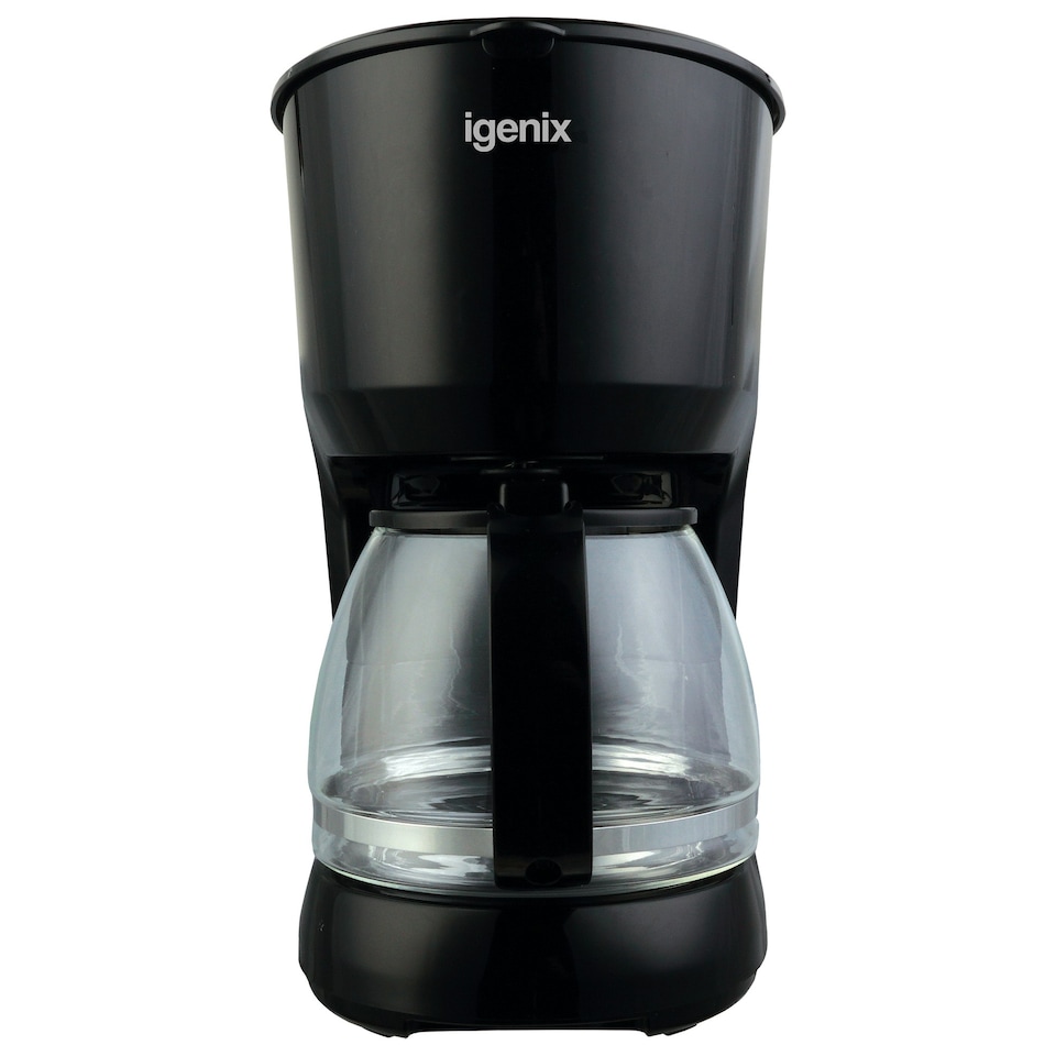 image 1 of Igenix IG8127, Filter Coffee Machine, 10 Cup Carafe, 1.25 Litre, Black