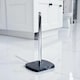 image 1 of Showerdrape Octavia Grey Marble & Chrome Spare Toilet Roll Holder | Grey | 1
