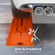image 5 of DURHAND 2 Pieces Car Ramps Heavy Duty 2.5 Ton Motorhome Levelling Ramps, Plastic Garage Workshop Car Lift, Portable Automotive Vehicle Campervan Car Ramp, Orange