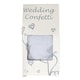 image 2 of Metallic Silver And White Heart Shape Biodegradable Wedding Paper Confetti 7g