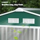 image 8 of Outsunny 7 x 4ft Garden Shed Storage with Foundation Kit and Vents, Green