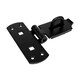 image 3 of Timco - Vertical Pattern Bolt On Hasp & Staple - Heavy Duty - Black (Size 6" - 1 Each)