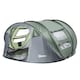 image 1 of Outsunny Camping Tent Dome Pop-up Tent with Windows for 4-5 Person Dark Green