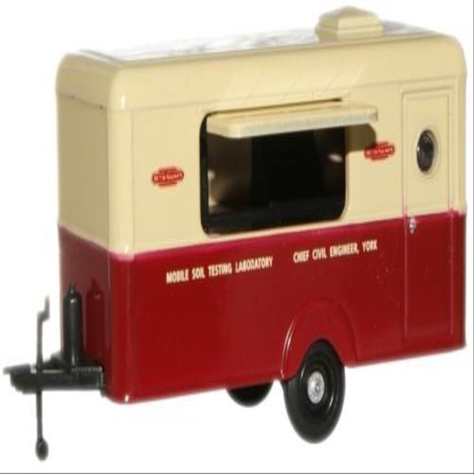 Oxford Diecast Mobile Trailer British Rail Mobile Soil Testing Laboratory