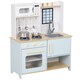 image 1 of AIYAPLAY Play Kitchen, Large Kids Pretend Role Play Kitchen with Light & Sound Stove, Oven, Microwave, Sink, Cooking Accessories, Gift for Boys and Girls Ages 3+