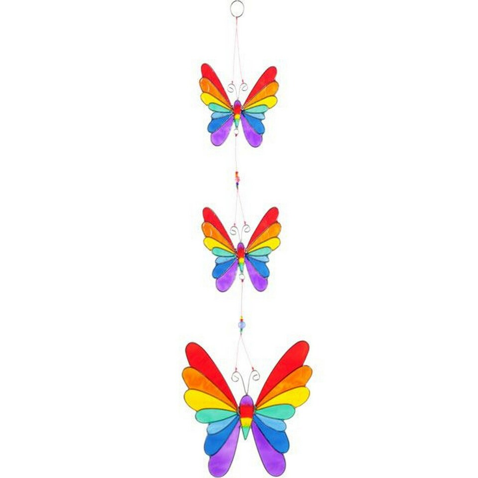 Something Different String Of Butterflies Sun Catcher - Multicoloured - One Size