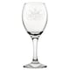 image 1 of Personalised Mother's Day Engraved Novelty Wine Glass for Mum