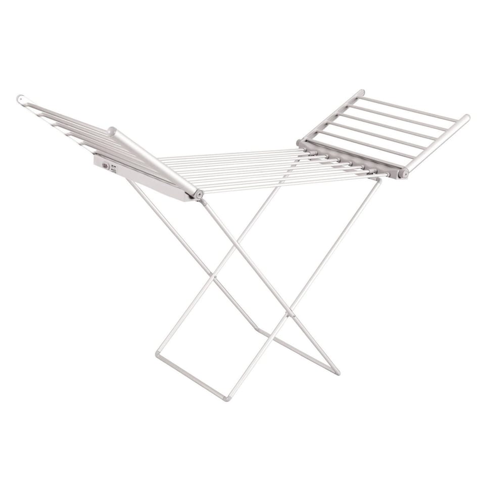 image 1 of Extendable Electric Heated Folding Clothes Horse Airer Dryer