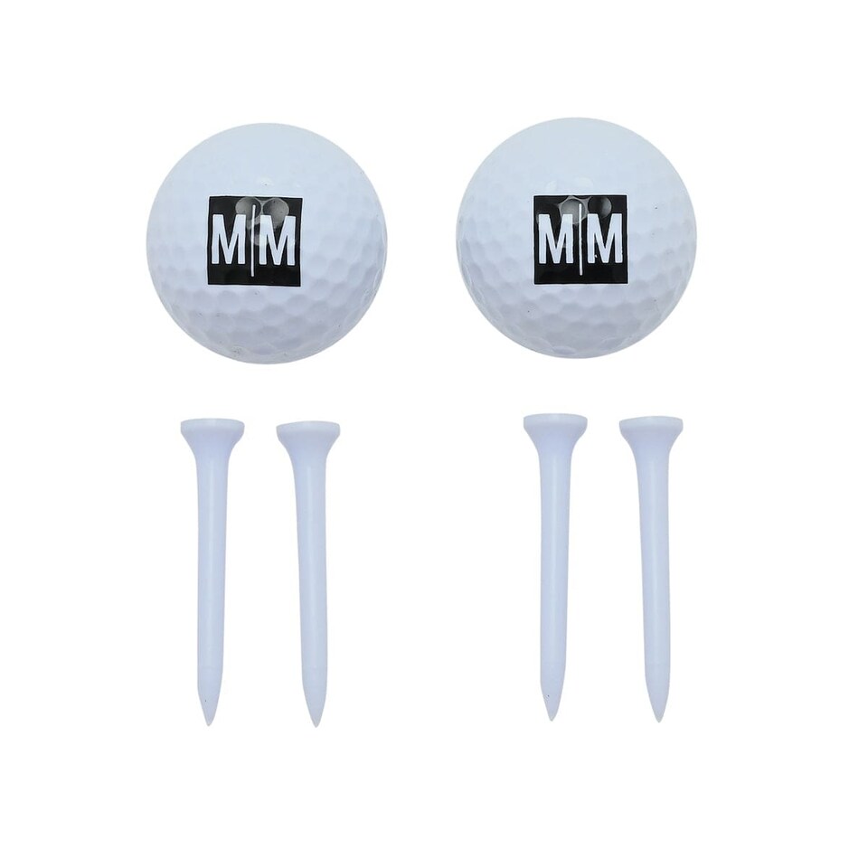 image 1 of Widdop Gifts Mad Man Golf Caddy Companion - Golf Ball Pouch and Tee Holder with Clip