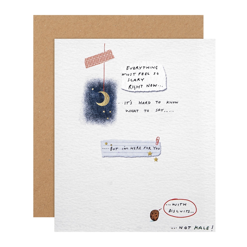 image 1 of Hallmark Maggie's - Cancer Diagnosis Charity Card - I'm Here For You Design