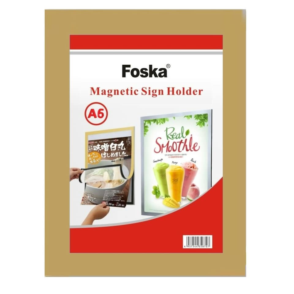 image 1 of A6 Magnetic Sign Holder Display Board