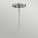image 2 of Zelda 1 Light Ceiling Mini Pendant Polished Nickel, E27